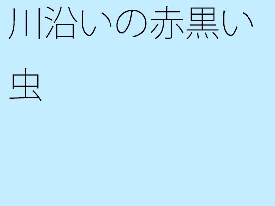 【無料】川沿いの赤黒い虫