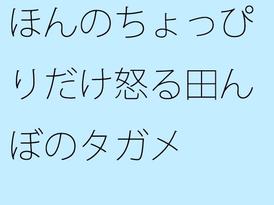 【無料】ほんのちょっぴりだけ怒る田んぼのタガメ