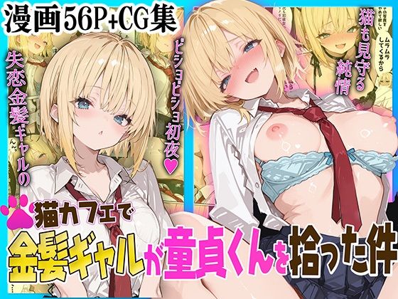 猫カフェで金髪ギャルが童貞くんを拾った件