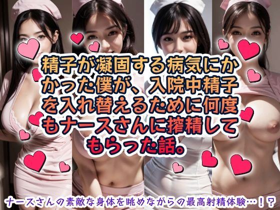 精子が凝固する病気にかかった僕が、入院中精子を入れ替えるために何度もナースさんに搾精してもらった話。