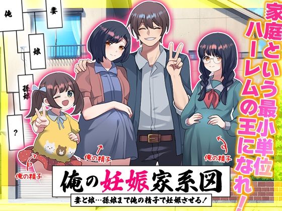 俺の妊娠家系図  妻と娘…孫娘まで俺の精子で妊娠させる！