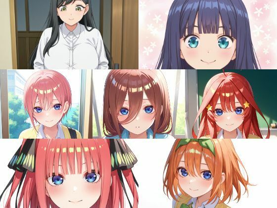 5つ子と2人