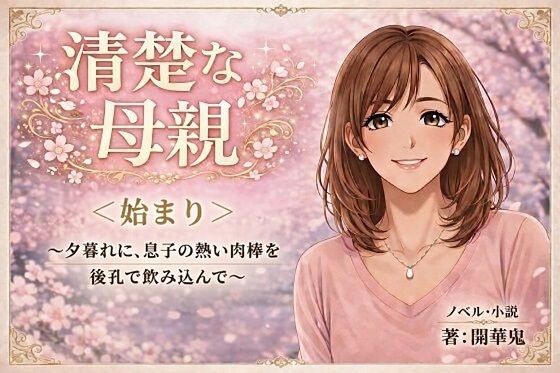 清楚な母親3 〜息子の熱い肉棒を飲み込みながら禁断のアナル講義〜