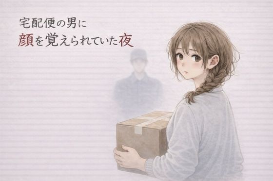 宅配便の男に顔を覚えられていた夜 ―受け取るだけのはずが―