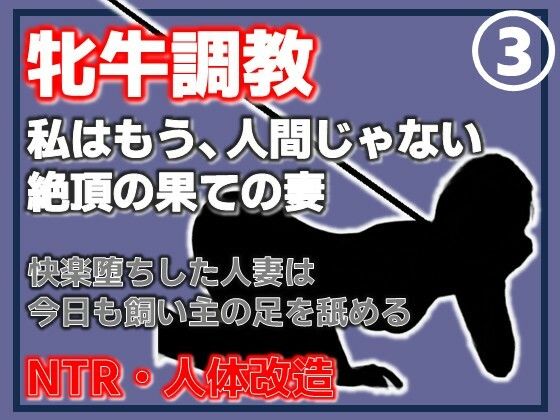 【第3巻】人妻を従順な牝牛に改造・寝取られ、され、そして支配する悦楽