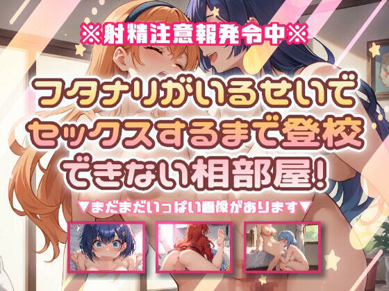 フタナリがいるせいで、セックスするまで登校できない相部屋！