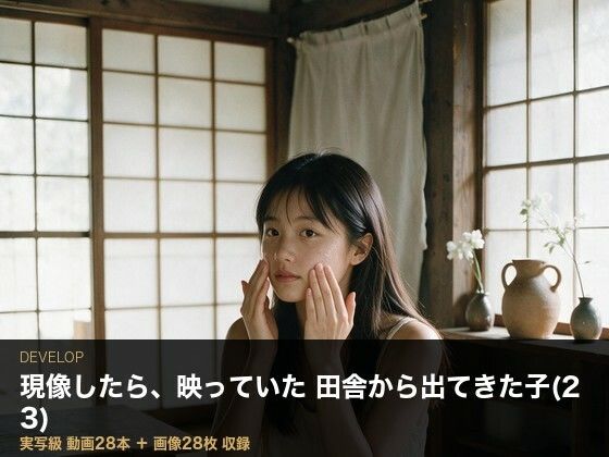 <実写級>現像したら映っていた・田舎から出てきた子(23)の一人暮らし 28本