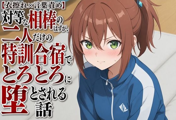 【衣擦れ×言葉責め】対等な相棒のはずが、二人だけの特訓合宿でとろとろに堕とされる話