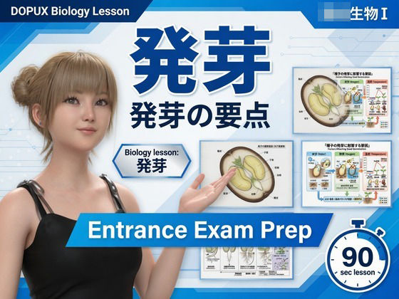 【▲20】一ノ瀬廻里 大学に進学し強豪予備校『DOPUX(ドピュックス』で生物I,IIを教える名物講師に!(Vol.037:発芽)