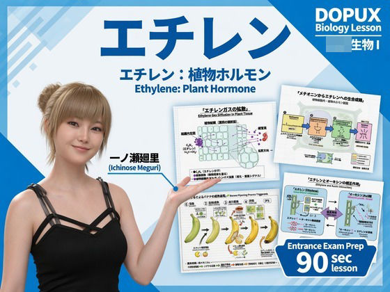 【▲20】一ノ瀬廻里 大学に進学し強豪予備校『DOPUX(ドピュックス』で生物I,IIを教える名物講師に!(Vol.042:エチレン)