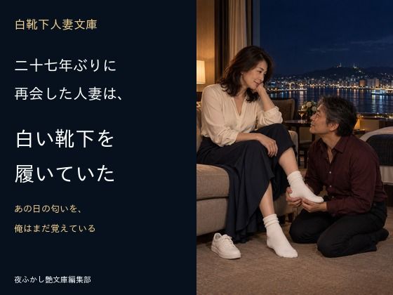 [同人]「二十七年ぶりに再会した人妻は、白い靴下を履いていた」(白靴下人妻文庫)