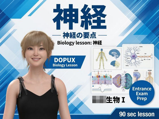 [同人]「【▲20】パンチラガチャ★一ノ瀬廻里 大学に進学し強豪予備校『DOPUX（ドピュックス』で生物I，IIを教える名物講師に！（Vol.045:神経）」(Libido-Labo)
