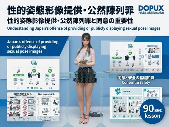 [同人]「【△20】パンチラガチャ★二階堂 沙耶 大学に進学し強豪予備校『DOPUX（ドピュックス）』で社会人向け講座（性犯罪）を教える名物講師に！（Vol.012:性的姿態影像提供・公然陳列罪）」(Libido-Labo)
