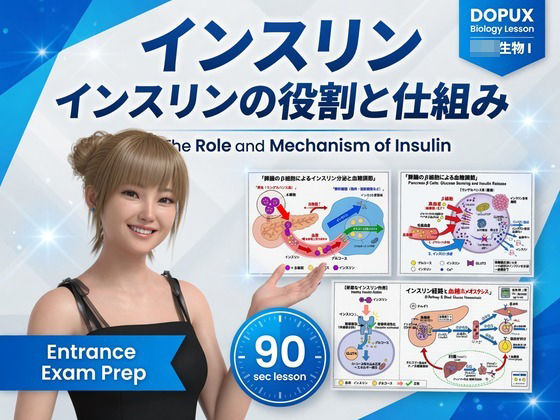 [同人]「【▲20】パンチラガチャ★一ノ瀬廻里 大学に進学し強豪予備校『DOPUX（ドピュックス』で生物I，IIを教える名物講師に！（Vol.051:インスリン）」(Libido-Labo)
