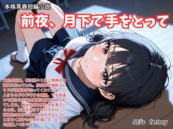 [同人]「【本格短編青春小説】前夜、月下で手をとって」(SEI’s factory)