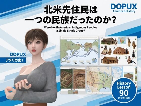 [同人]「パンチラガチャ★西陣郁奈（にしじんかな）強豪予備校『DOPUX（ドピュックス）』で大学受験生向け講座（世界史）を教える名物講師！（Vol.005:北米先住民は一つの民族だったのか？）」(Libido-Labo)