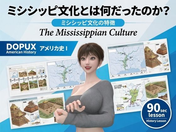 [同人]「パンチラガチャ★西陣郁奈（にしじんかな）強豪予備校『DOPUX（ドピュックス）』で大学受験生向け講座（世界史）を教える名物講師！（Vol.007:ミシシッピ文化とは何だったのか？）」(Libido-Labo)
