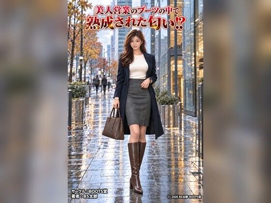 [同人]「美人営業のブーツの中で熟成された匂い？」(BOOTS 堂)
