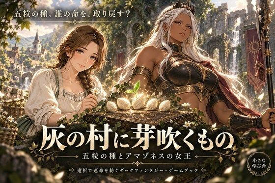 [同人]「灰の村に芽吹くもの ― 五粒の種とアマゾネスの女王 ―」(小さな学び舎)