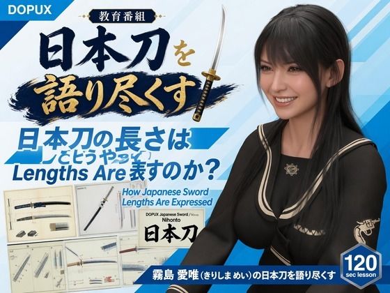 [同人]「パンチラガチャ★霧島 愛唯（きりしま めい）『日本刀を語り尽くす』第1章-まず「日本刀とは何か」を知る（014-日本刀の長さはどうやって表すのか？）」(Ozone_Layer)