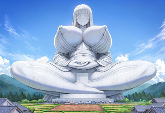 [同人]「石化した広報担当は女大仏になってしまう 〜胸までエレベーターが通り、胎内を観光される〜」(状態変化ラボ)