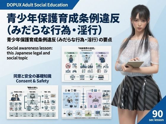 【△20】パンチラガチャ★二階堂 沙耶 大学に進学し強豪予備校『DOPUX(ドピュックス)』で社会人向け講座(性犯罪)を教える名物講師に!(Vol.027:青少年保護育成条例違反(みだらな行為・淫行))