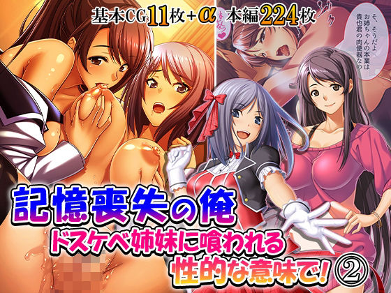 [同人]「記憶喪失の俺…ドスケベ姉妹に喰われる、性的な意味で！ 2巻」(悶々堂)