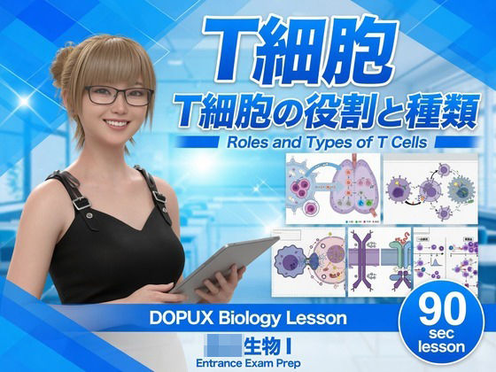[同人]「【▲20】パンチラガチャ★一ノ瀬廻里 大学に進学し強豪予備校『DOPUX（ドピュックス』で生物I，IIを教える名物講師に！（Vol.065:T細胞）」(Libido-Labo)