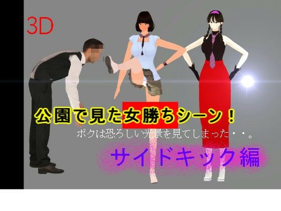 公園で見た女勝ちシーン