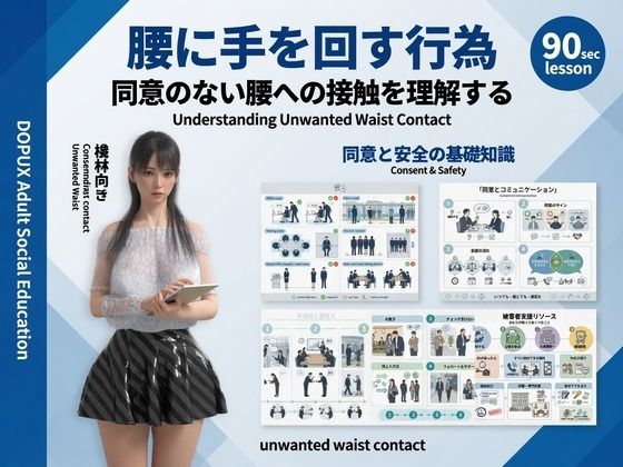 [同人]「【△20】パンチラガチャ★二階堂 沙耶 大学に進学し強豪予備校『DOPUX（ドピュックス）』で社会人向け講座（性犯罪）を教える名物講師に！（Season 2 Vol.002:腰に手を回す行為）」(Libido-Labo)