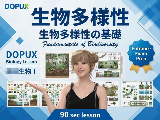 [同人]「【▲20】パンチラガチャ★一ノ瀬廻里 大学に進学し強豪予備校『DOPUX（ドピュックス』で生物I，IIを教える名物講師に！（Vol.070:生物多様性）」(Libido-Labo)